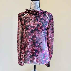 BCBG Generation Sheer Blouse